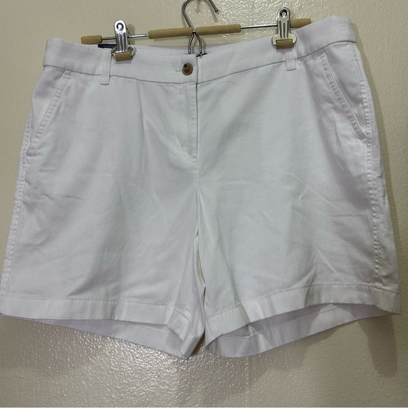 NWT J. Crew White Bermuda Shorts Classic Summer Style - Picture 6 of 10